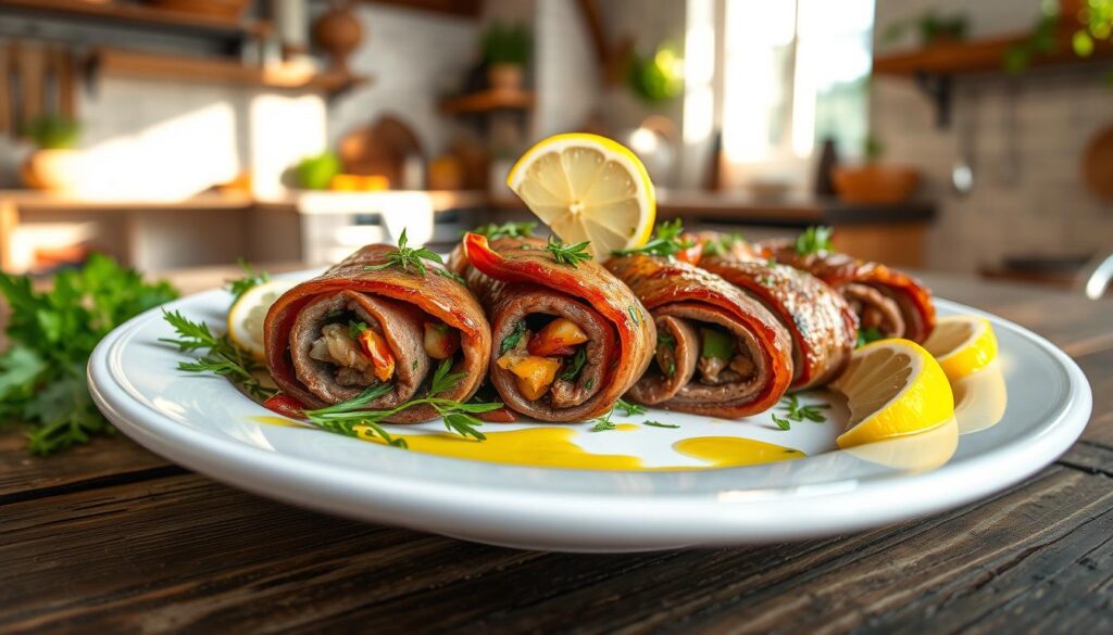 Mediterranean-Style Venison Roll-Ups