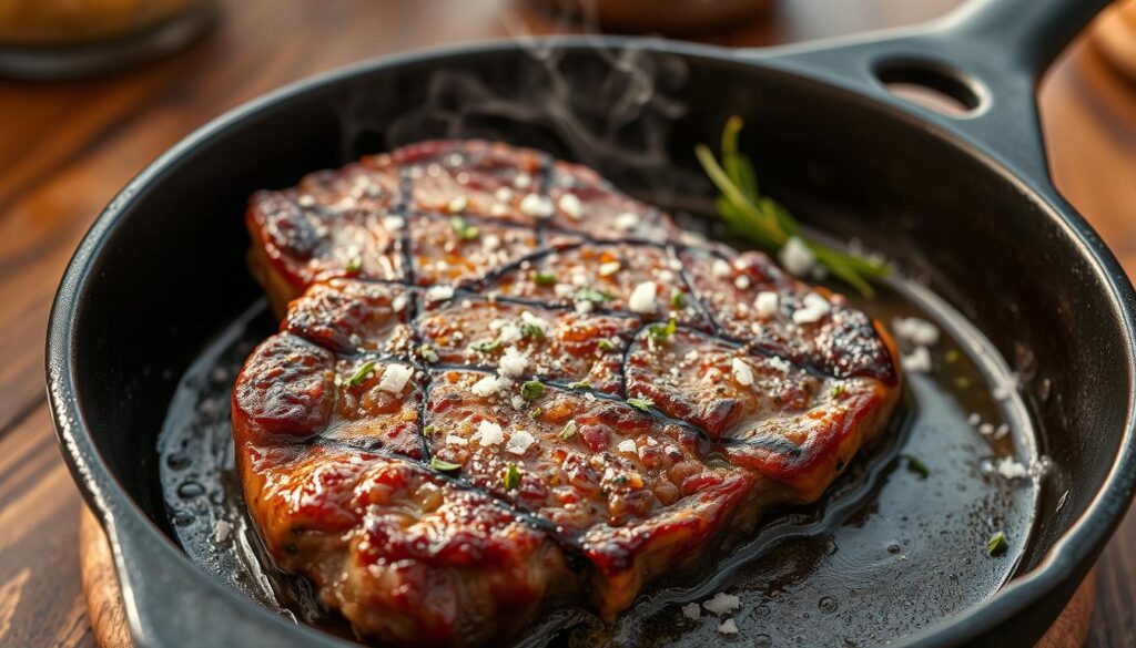 Searing Venison