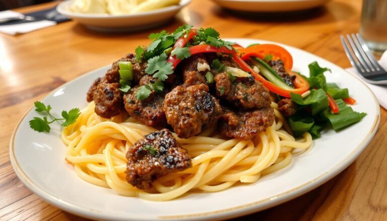 hamburger meat egg noodles recipe