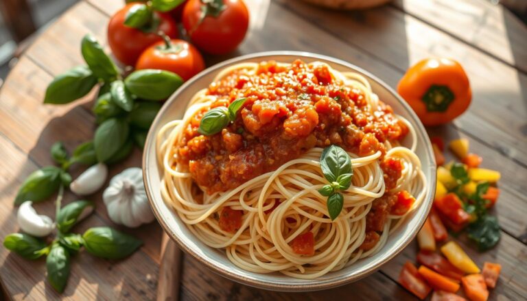 spaghetti sauce recipe with tomato sauce no meat