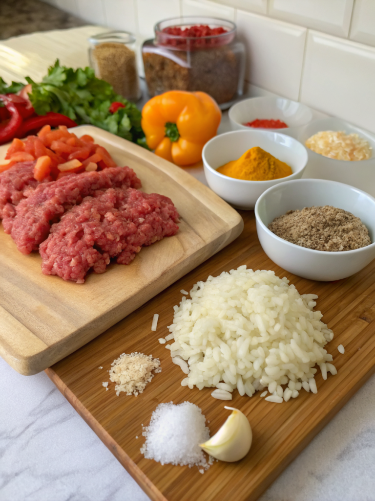 ground beef and rice recipes