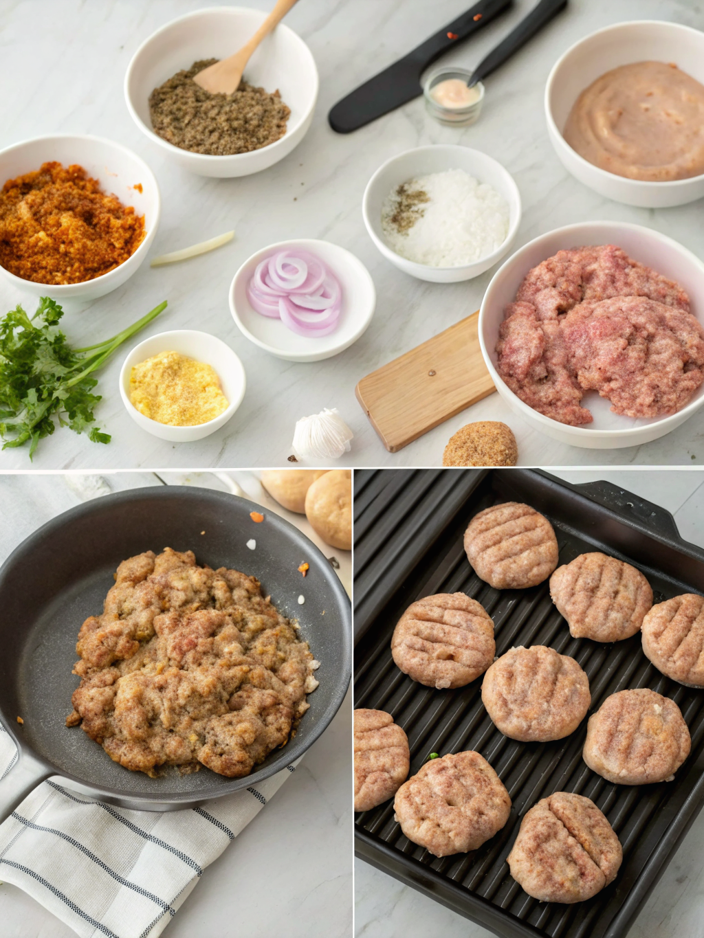 ground chicken recipes preparing steps