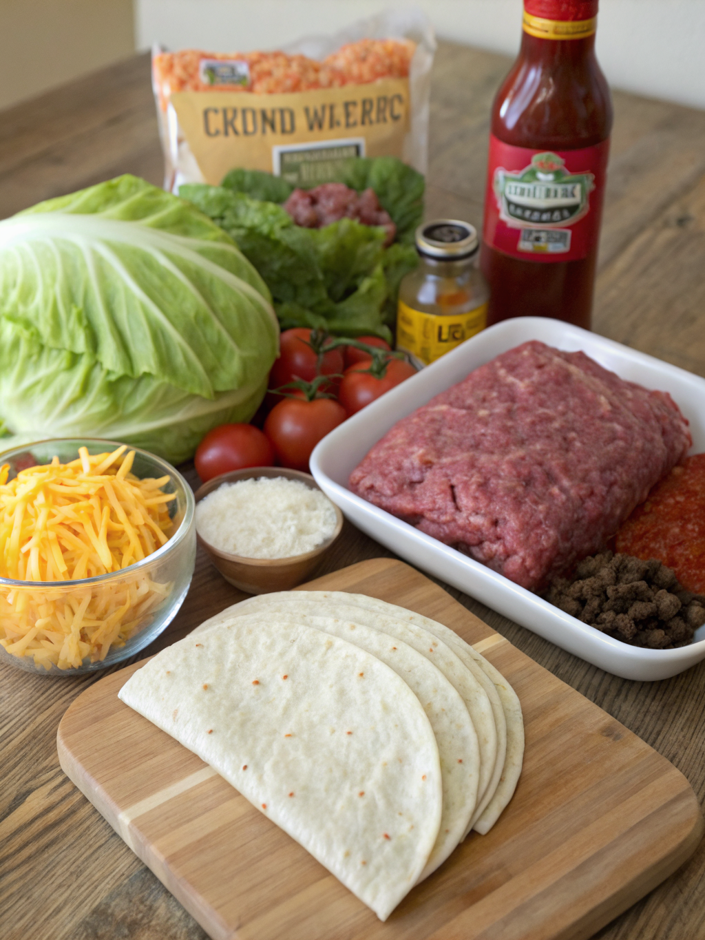 ground beef taco recipe ingredients