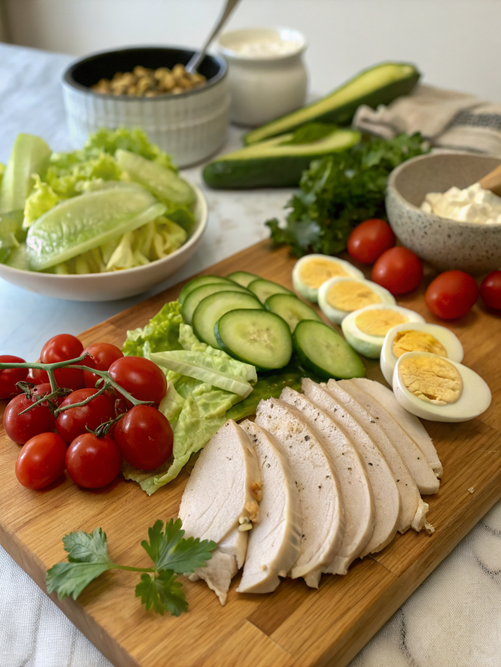 Turkey Salad Recipe ingredients