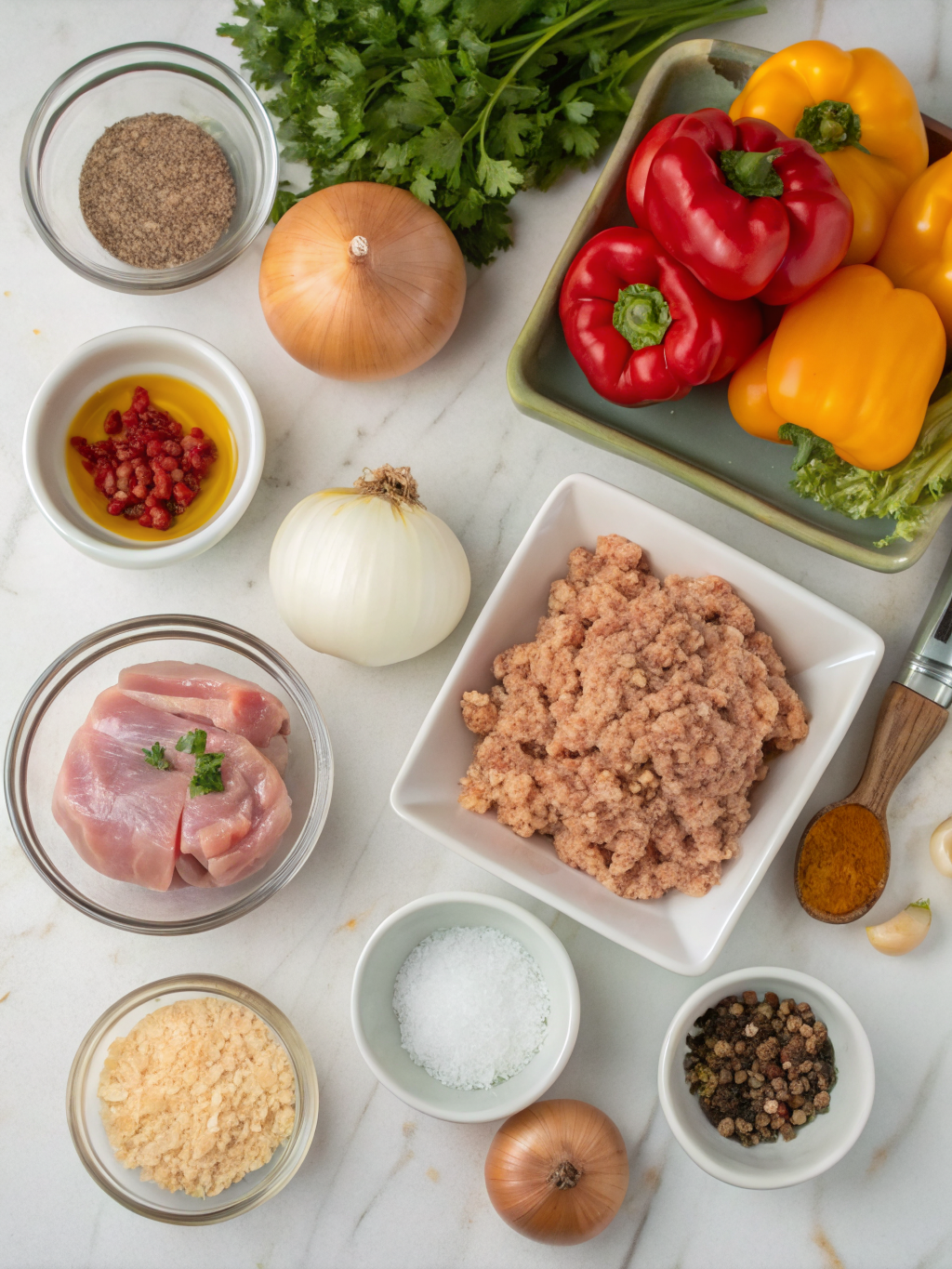 easy ground chicken recipes ingredients