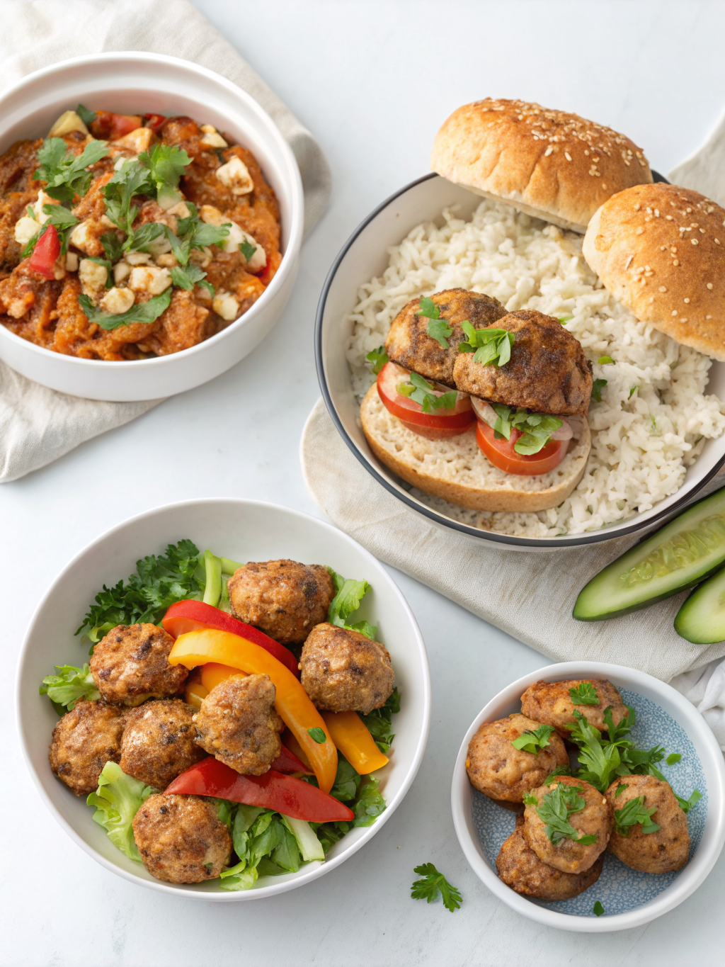 meals with ground chicken ingredients